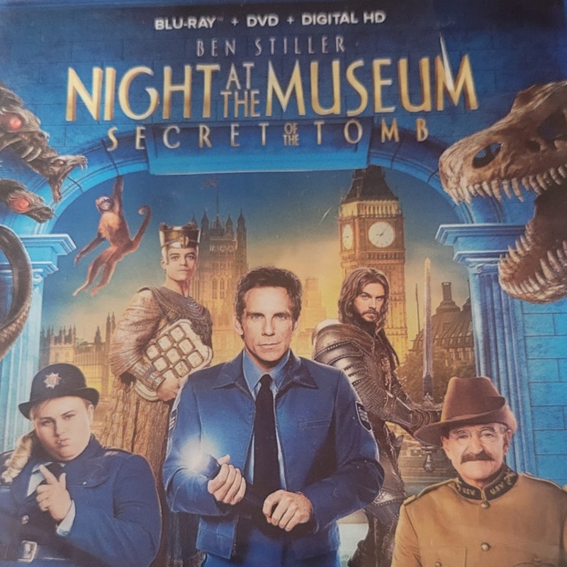 Night at the Museum Secret of the Tomb Blu-ray DVD, Ben Stiller 2014 Comedy
