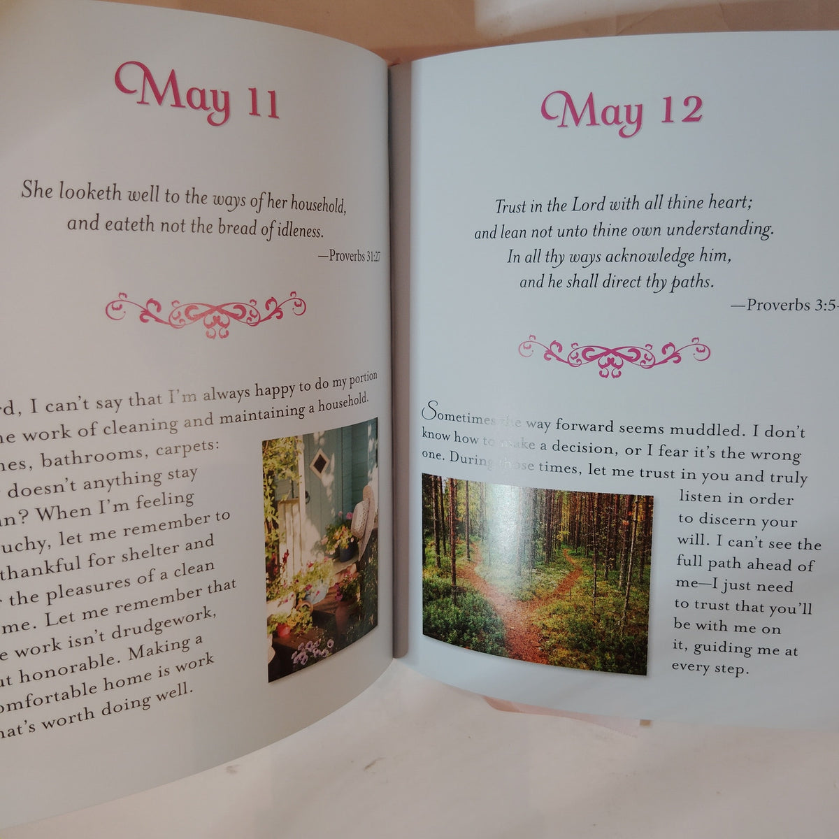 Daily Gratitude Hardcover Devotional Prayer Book with Charm - Like New