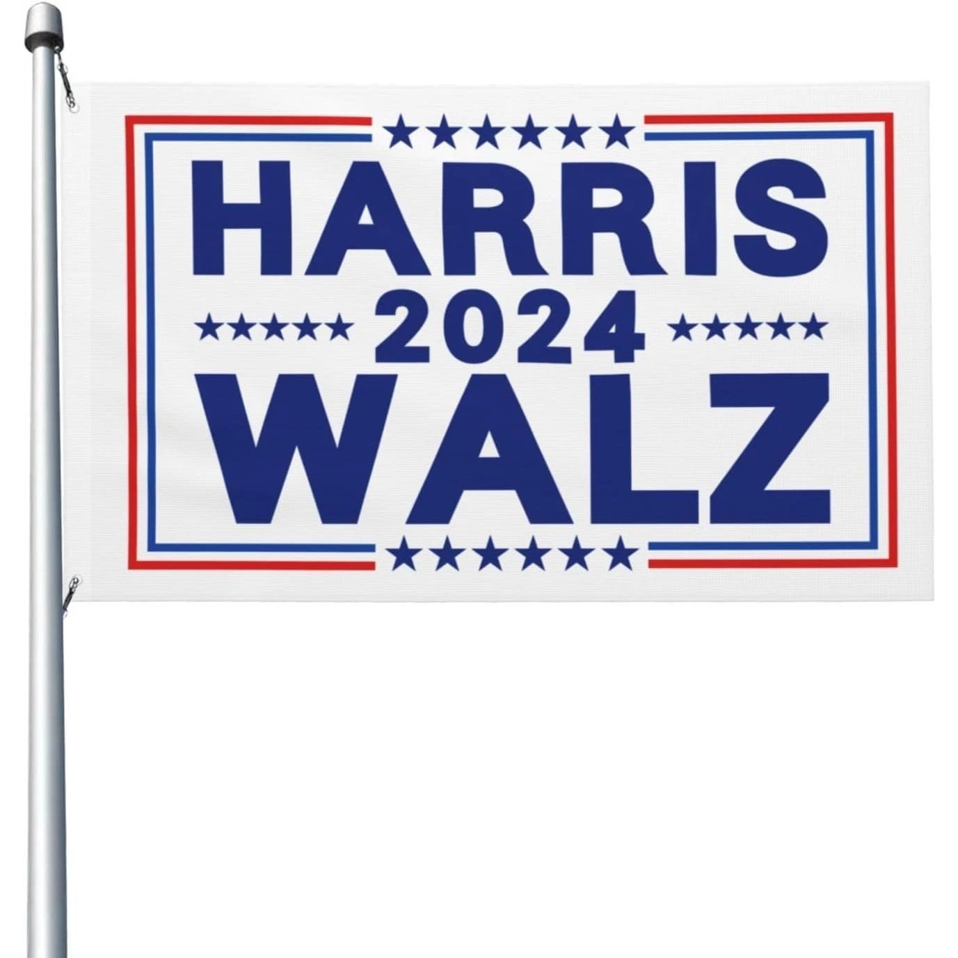 Collectible Kamala Harris 2024 Walz Campaign Flag 3x5 Ft Politics w/ Grommets