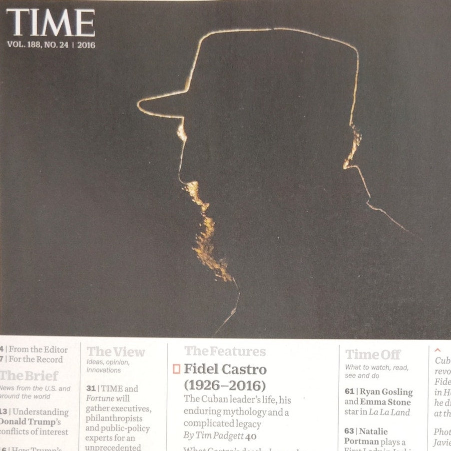 TIME Magazine December 12 2016 After Fidel Castro 1926-2016 Cover Back Issue