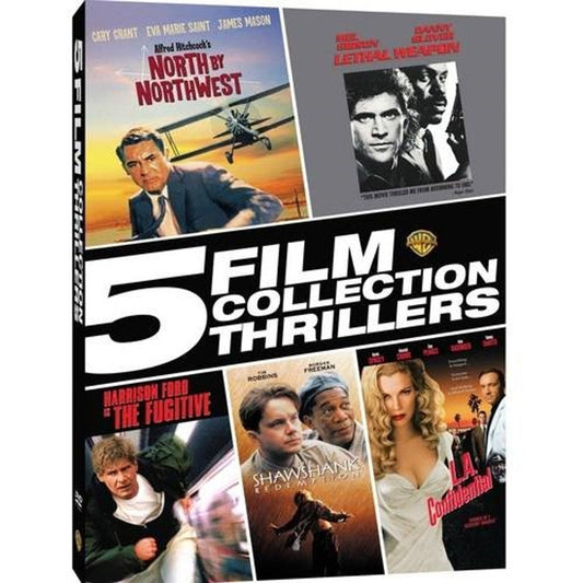 5 Thrillers -North by Northwest Lethal Weapon Fugitive Shawshank LA Confidential