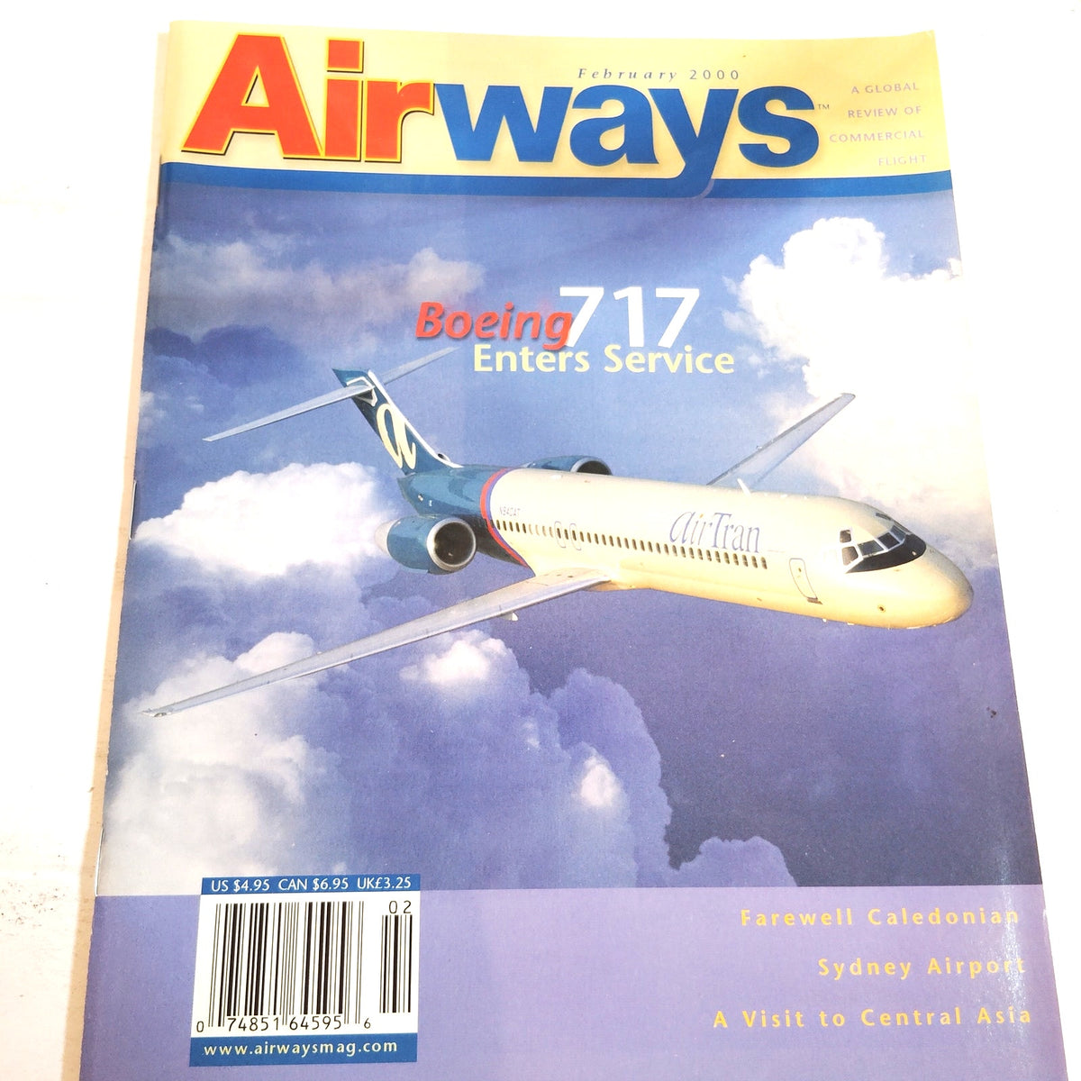 Airways Magazine Feb 2000 - Boeing 717 Enters Service Aviation History