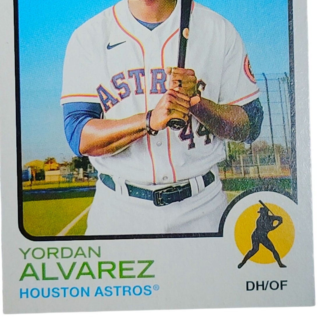 2022 Topps Heritage Yordan Alvarez 189 Houston Astros DH OF Baseball VG/EX