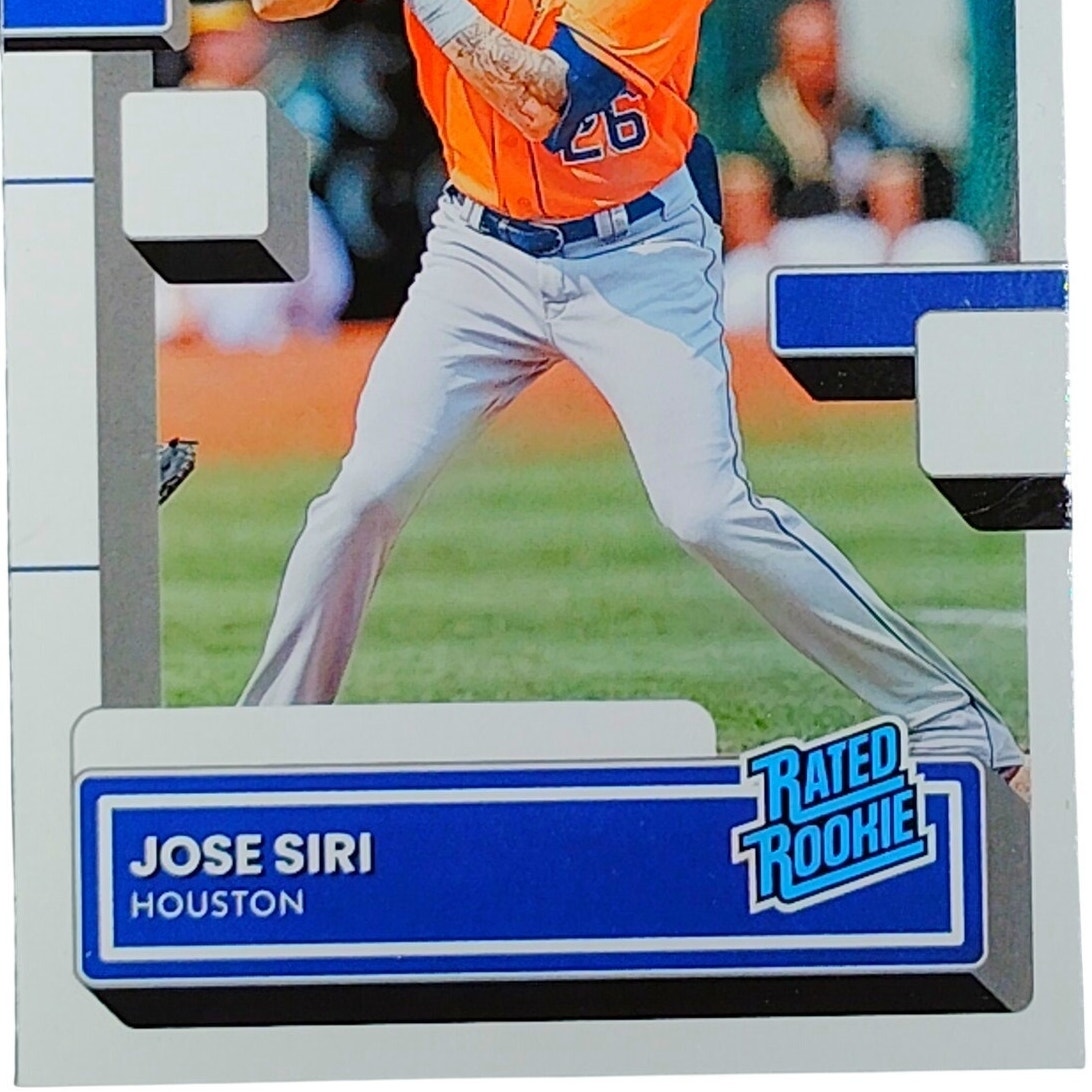 2022 Donruss #62 Jose Siri Rated Rookie Card Houston Astros Outfielder - VG/EX