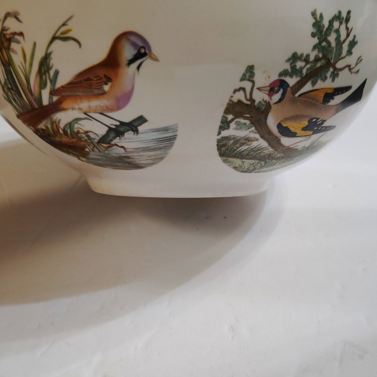 Portmeirion Birds of Britain Large 10” Fruit Salad Serving Bowl – England 1978