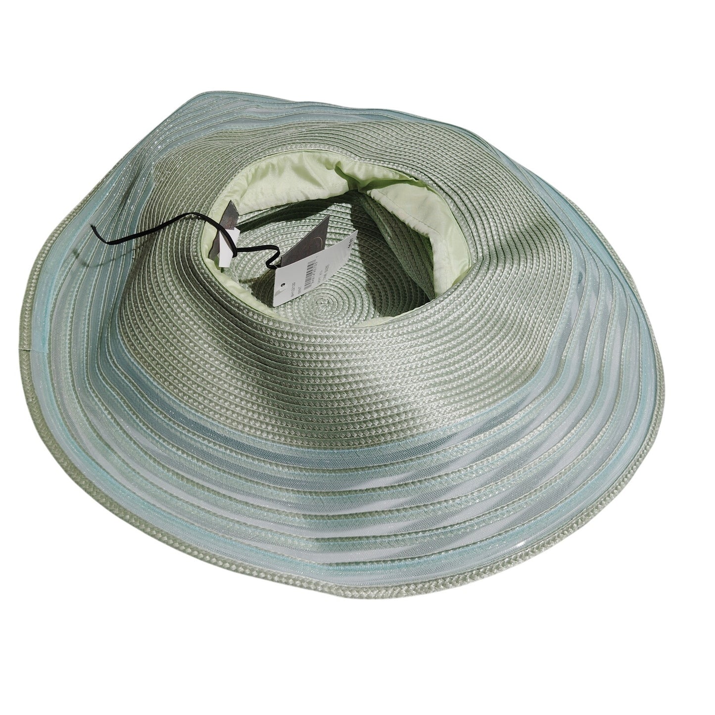 Bellissima Women’s Mint Derby Dress Hat, OS, Polypropylene, Needs Reshaping, NWT