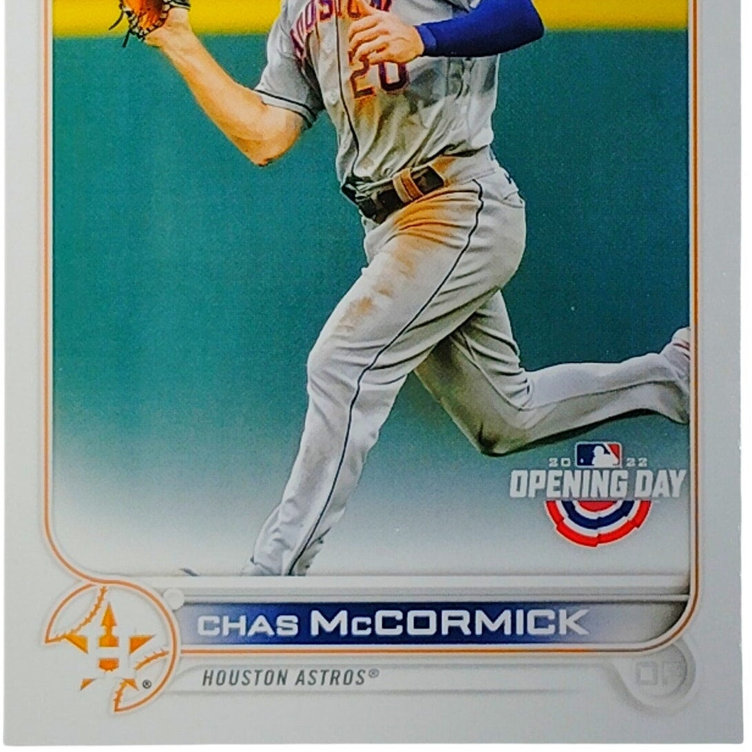 2022 Topps Opening Day #190 RC Chas McCormick Houston Astros Outfielder - VG/EX