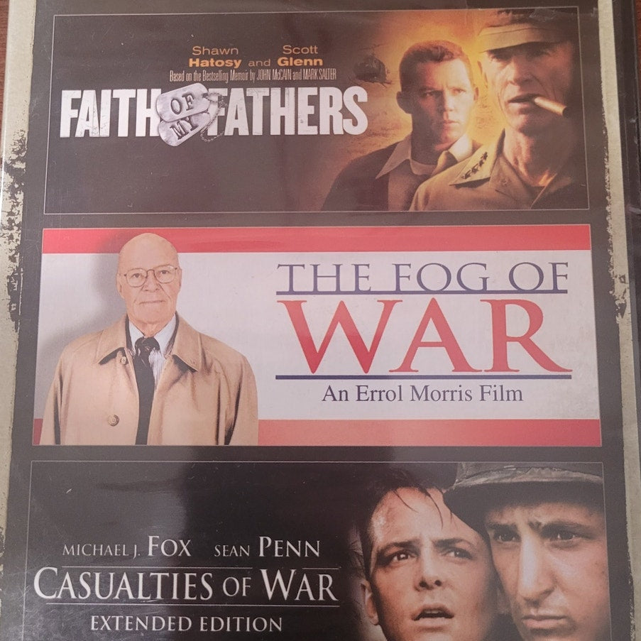 3-Movie Bold & Brave Collection Faith of My Fathers Fog of War Casualties of War