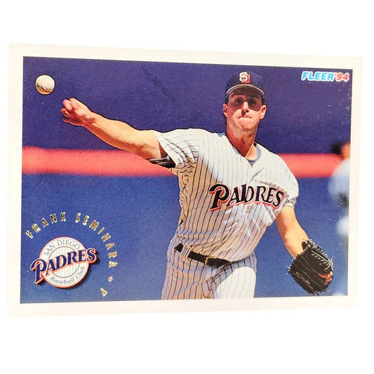 Frank Seminara, San Diego Padres, #673, 1994 Fleer Baseball Collector's Card