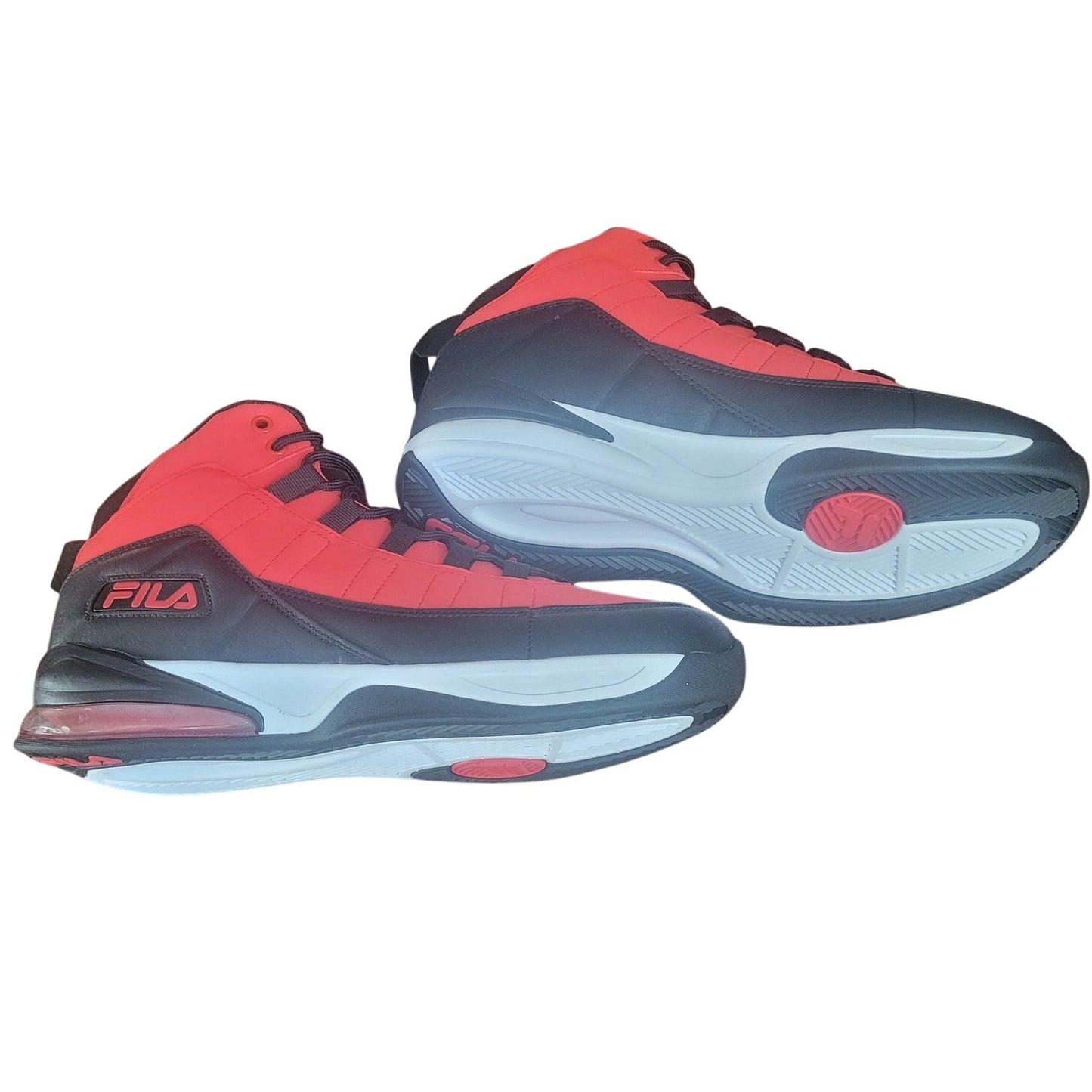 Fila Activisor Viz Men’s Athletic Shoes, Size 9.5 Red/Black, Lightweight Comfort