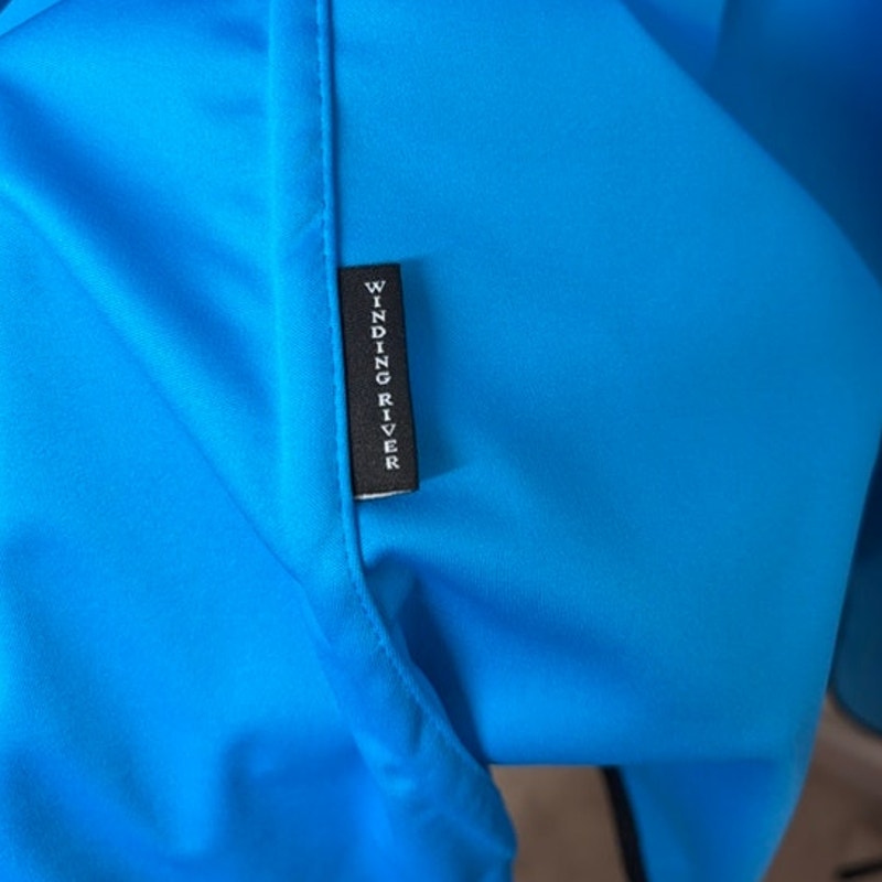Winding River Reversible Hooded Jacket XL Royal Blue Baby Blue Full Zip