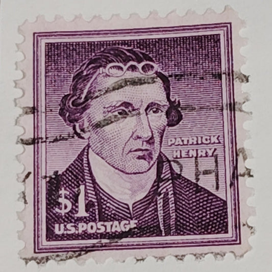 1955 $1 Patrick Henry Stamp Liberty Series Scott #1052 Champion of Independence