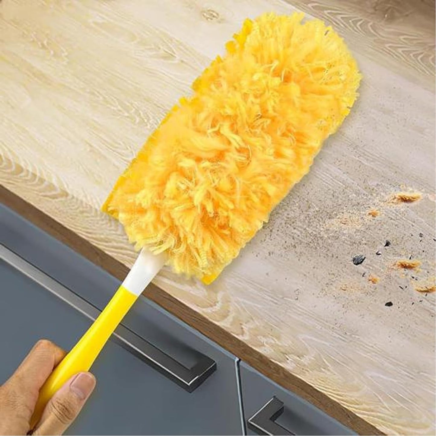 40‑Pack Duster Refills with Handle and Telescopic Rod Microfiber Cleaning Set