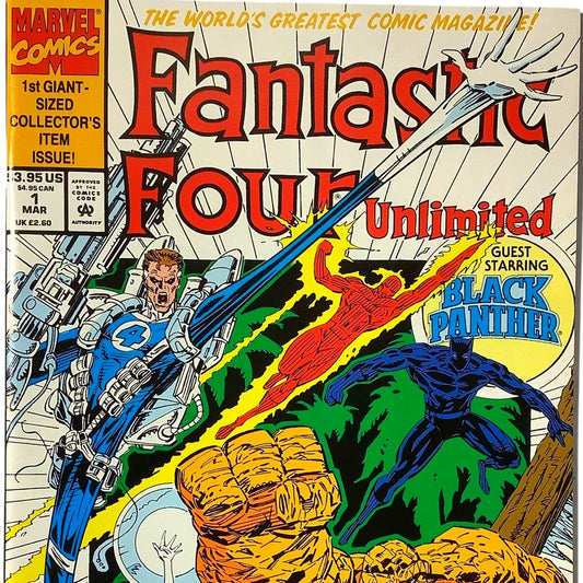 Marvel's Fantastic Four Unlimited #1, March 1993, Guest: Black Panther, NM 9.4