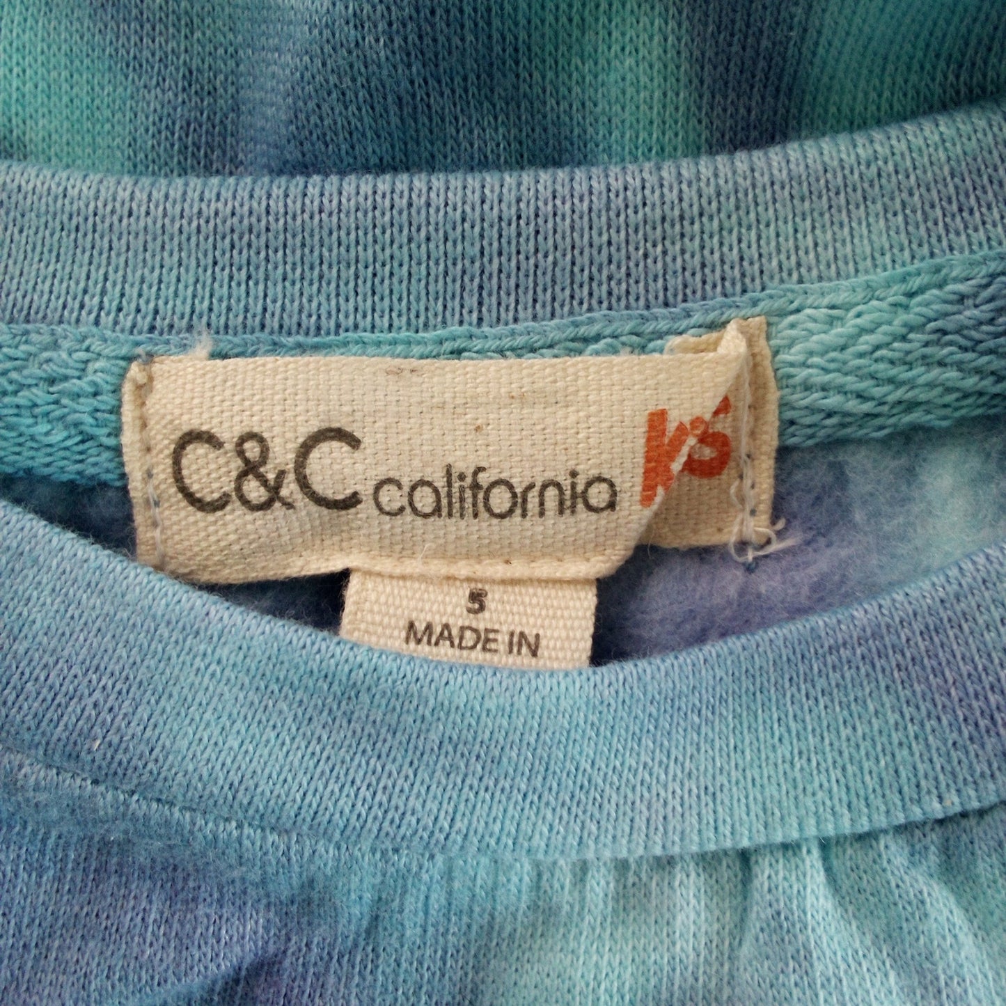 C&C California Kids Tie‑Dye Dreamer Fleece 2‑Piece Set Blue Purple Size 5