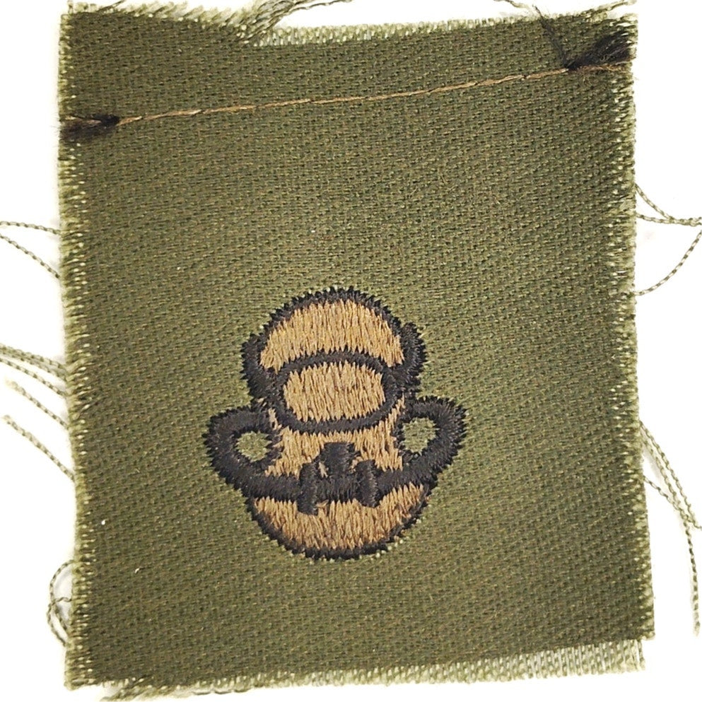 VTG US Army Scuba Diver Qualification Patch Subdued ODG Twill Sew‑On 2‑1/4" × 2"