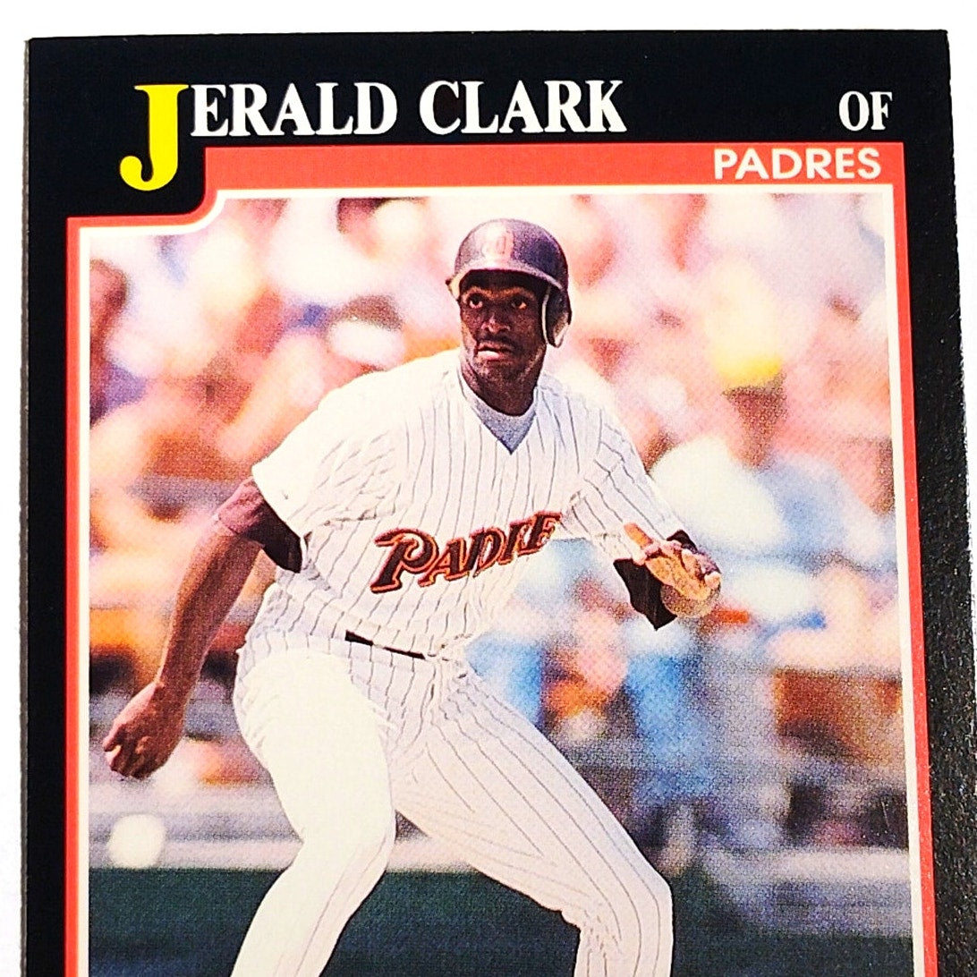 1991 Score Jerald Clark #242 San Diego Padres Outfielder MLB Baseball Card NM