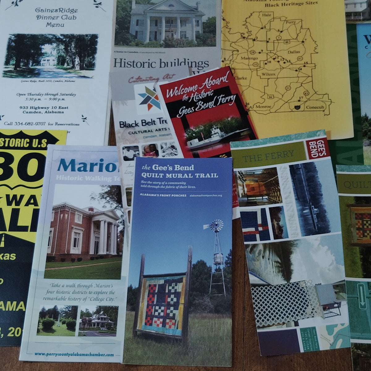Wilcox County Alabama Travel & Heritage Ephemera Collection- Camden & Gee's Bend