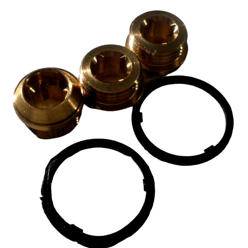 3 Danco Replacement Brass Stems & Parts, Applications Unknown, No Package, Loose