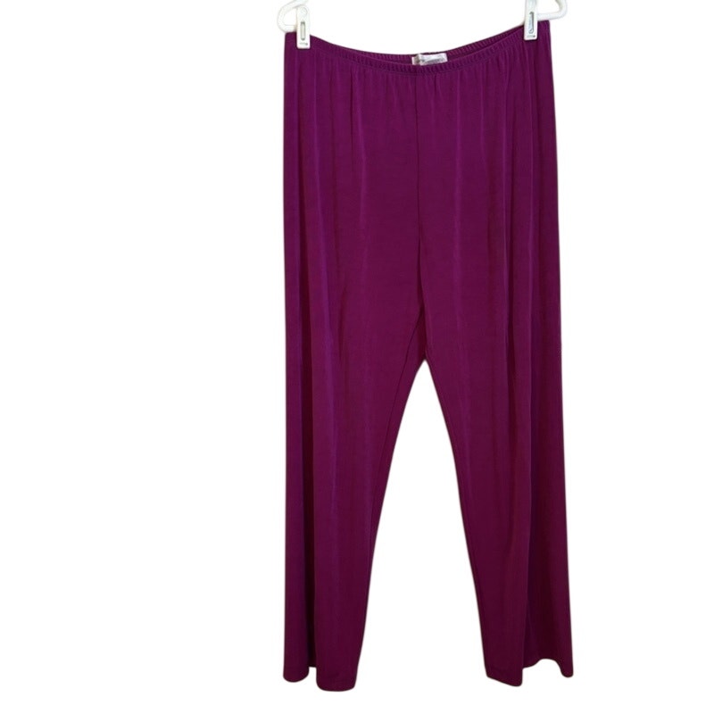 Draper's & Damon's L Pink Purple 3PC Tank Cardigan Pants Set Estate