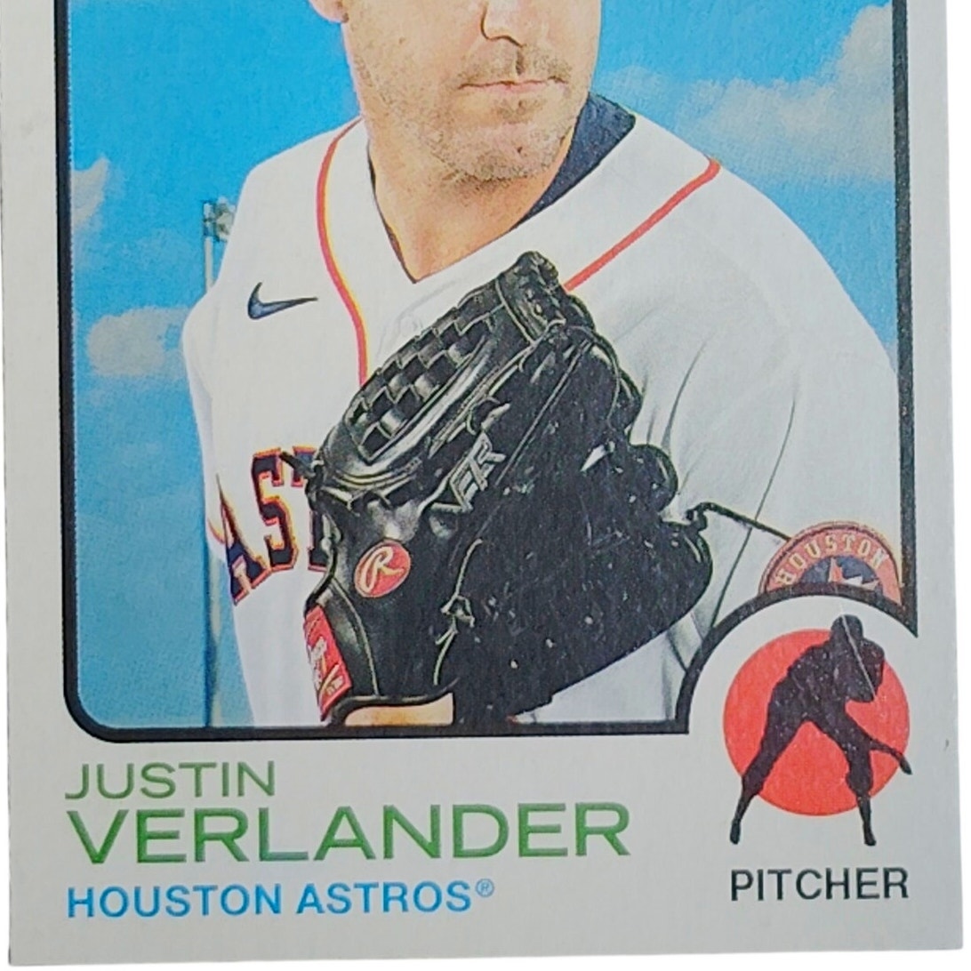 2022 Topps Heritage Justin Verlander 105 Houston Astros Pitcher VG/EX