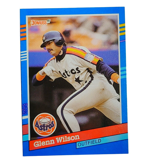 1991 Donruss #156 Glenn Wilson Houston Astros Outfielder - VG/EX