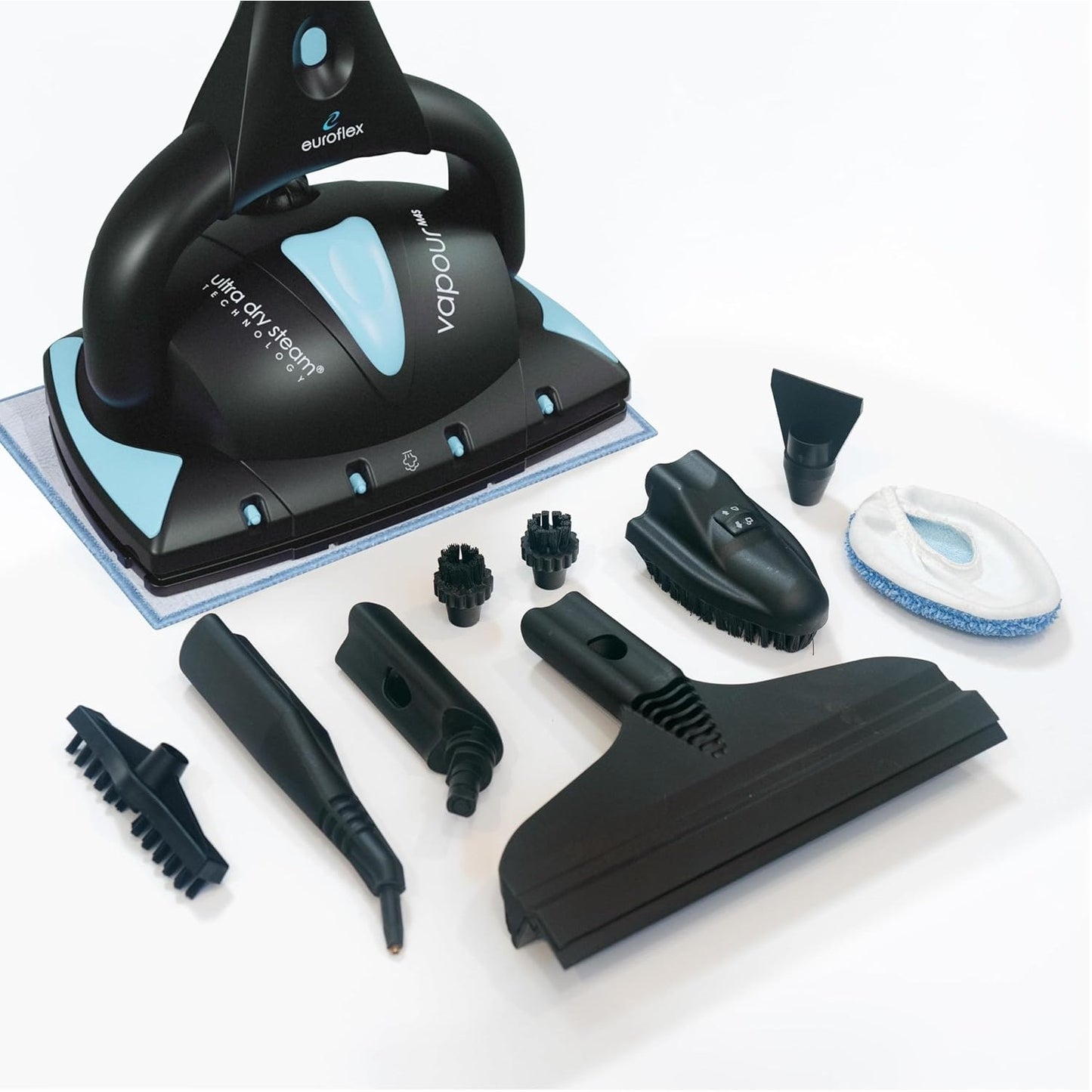 Euroflex Vapour Pro Steam Mop & All‑in‑One Steam Cleaner w/ Accessories