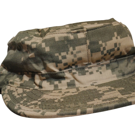 Digital ACU Camo Patrol Cap, Size 6-5/8, Ripstop, Sam Bonk Uniform Co., NWT