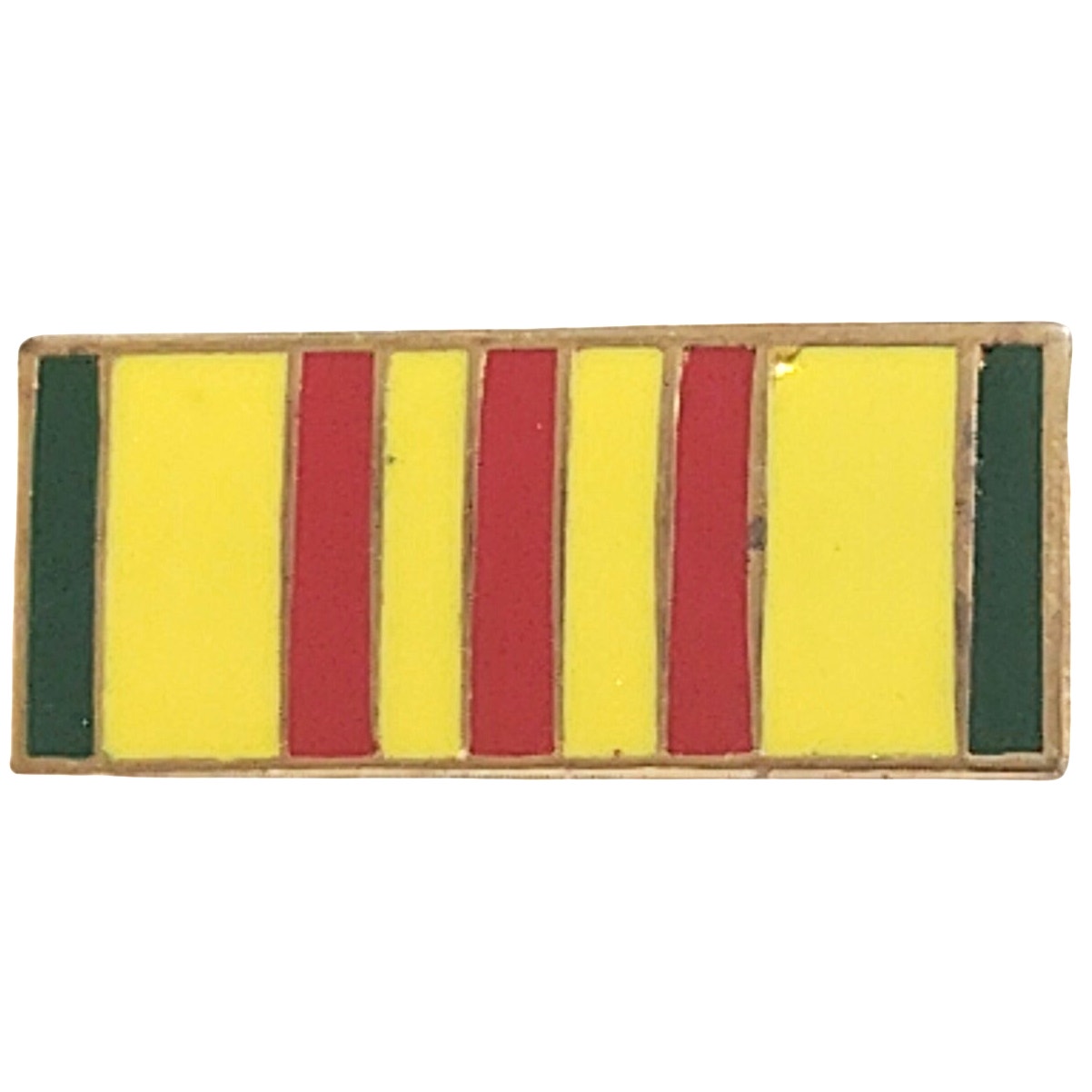Vietnam Service Ribbon Novelty/Commemorative Hat, Lapel or Tie Pin 3/8"H x 7/8"W