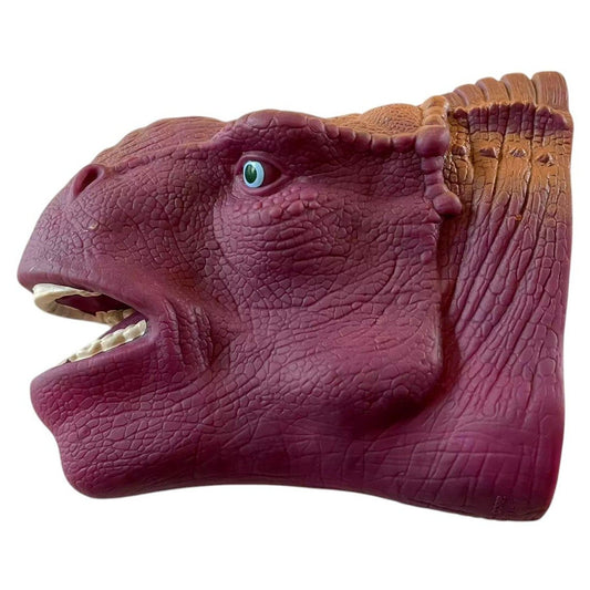 Vintage 2000 McDonald's Walt Disney's Dinosaur, Kron Hand Puppet, Purple, NIP