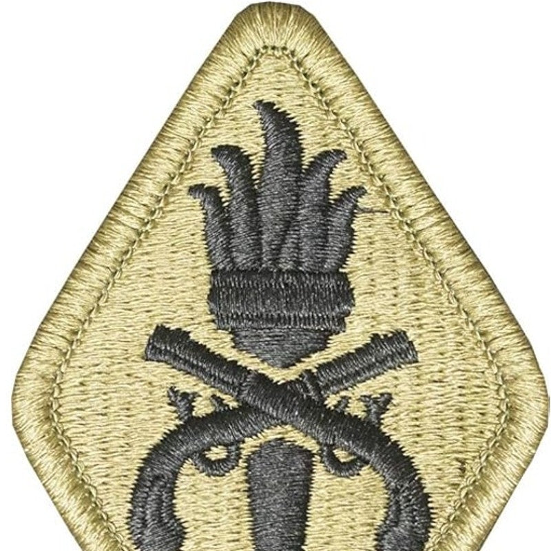 US Army Military Police School Patch OCP Scorpion Hook Back 3" × 2"
