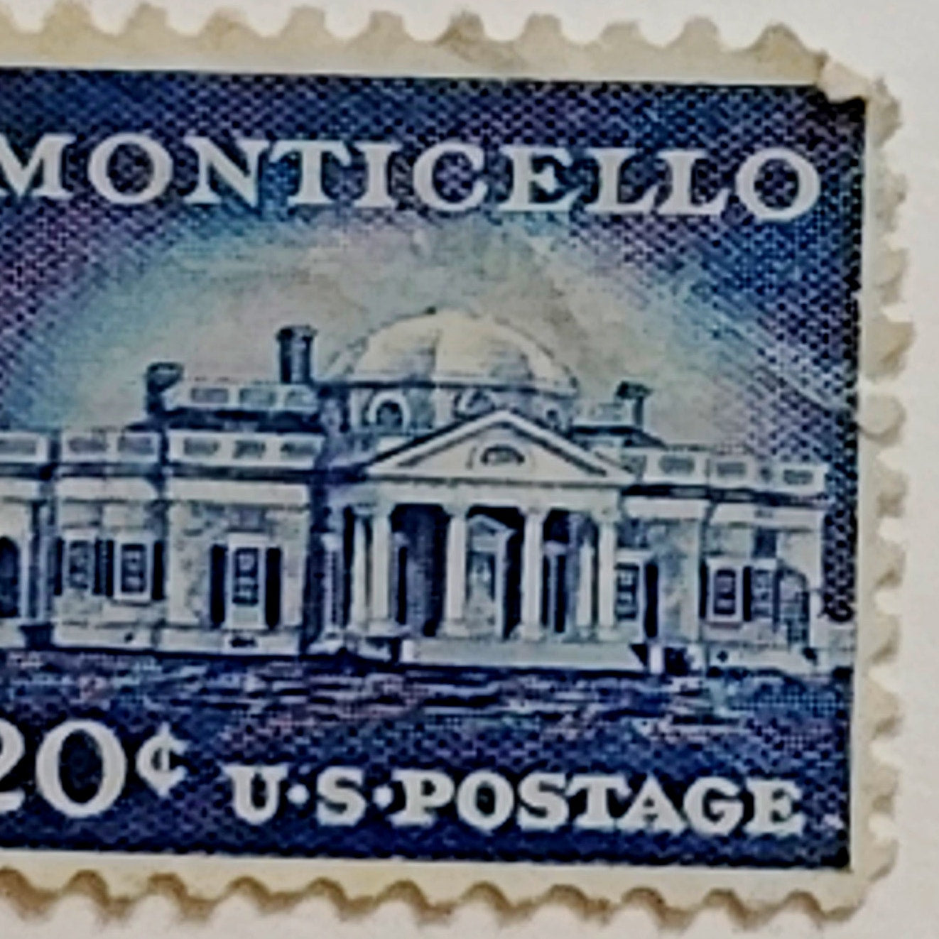 MNH – 1956 USA 20¢ Monticello Scott 1051 – Liberty Series