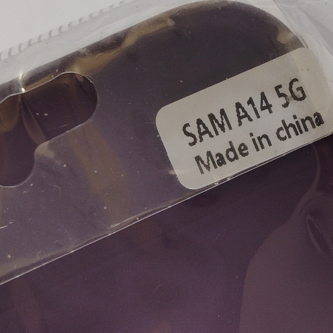 MZELQ Purple Bumper Case Shell For Samsung Galaxy A14 5G Phone
