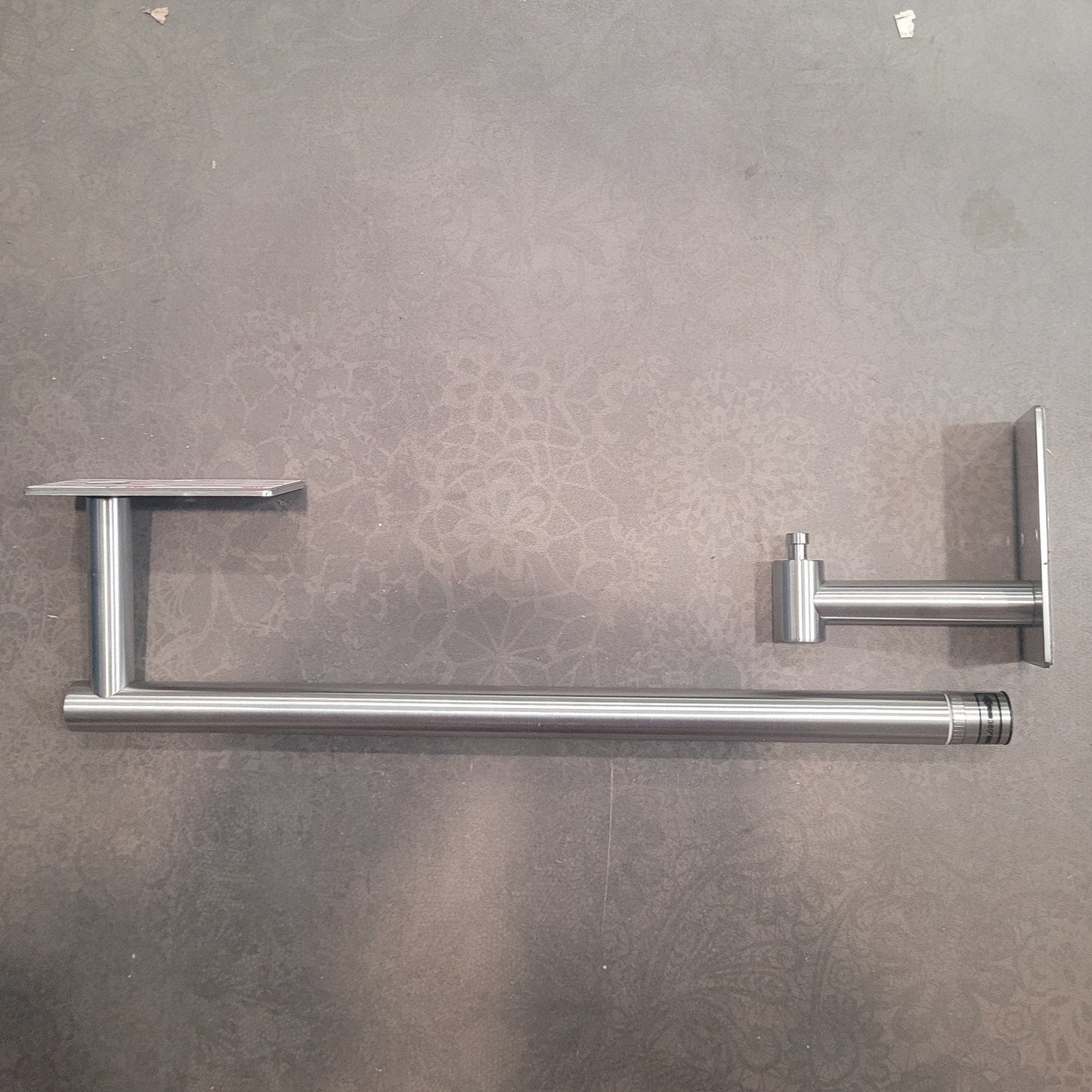 Forious Pro Stainless Wall‑Mount Single Post Toilet Paper Holder, Brushed Nickel