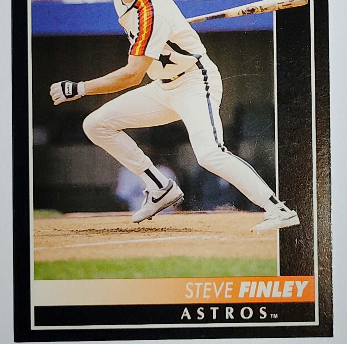 1992 Pinnacle Steve Finley Card #19 Houston Astros CF VG/EX