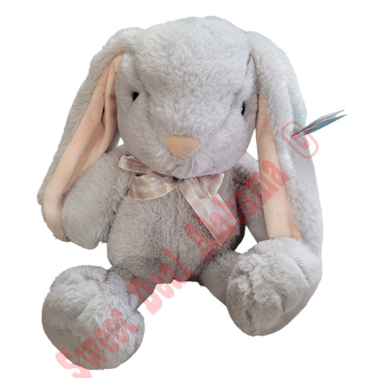 HUGme 14" Plush Bunny, Soft and Great Bedtime Cuddly, Gray, Ages 3+
