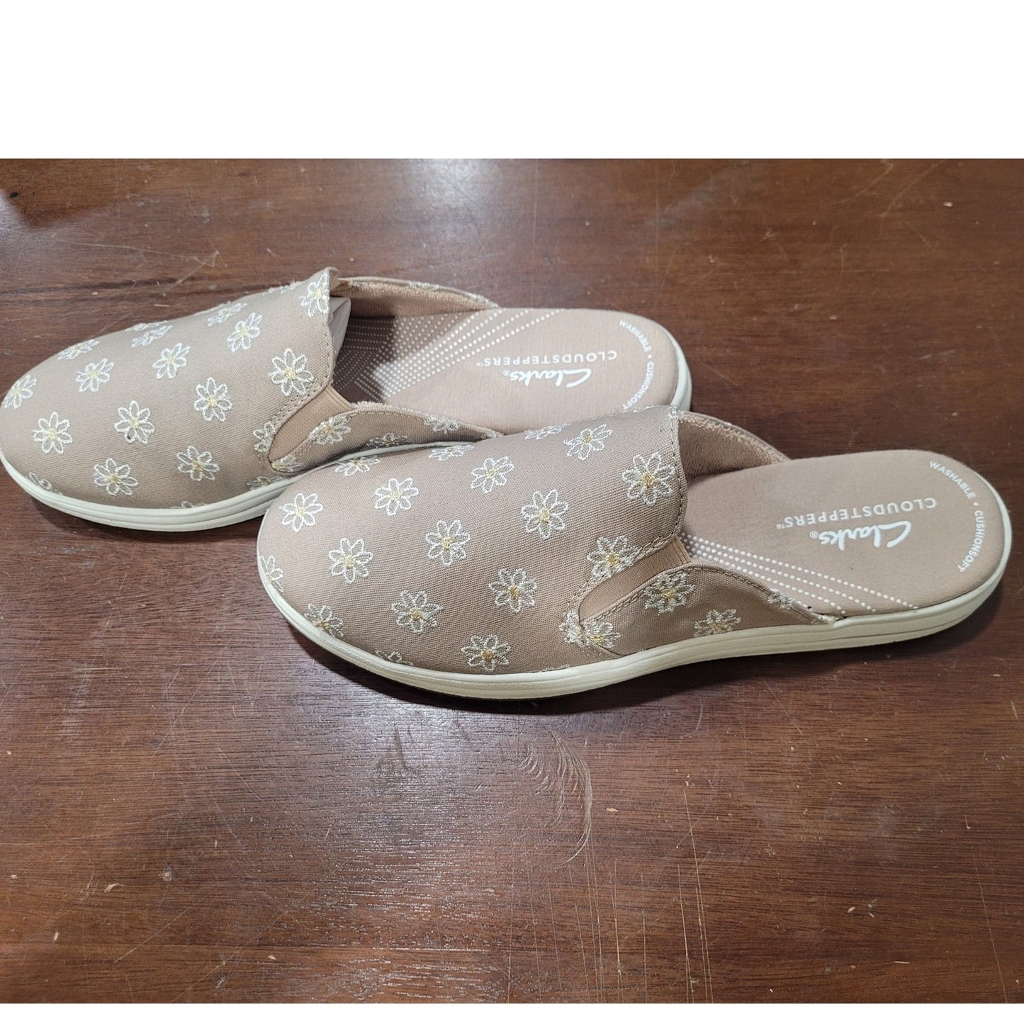 Clarks Breeze Shore Mule – Taupe Combi, Women’s Size 8 Narrow, Slip-On Comfort