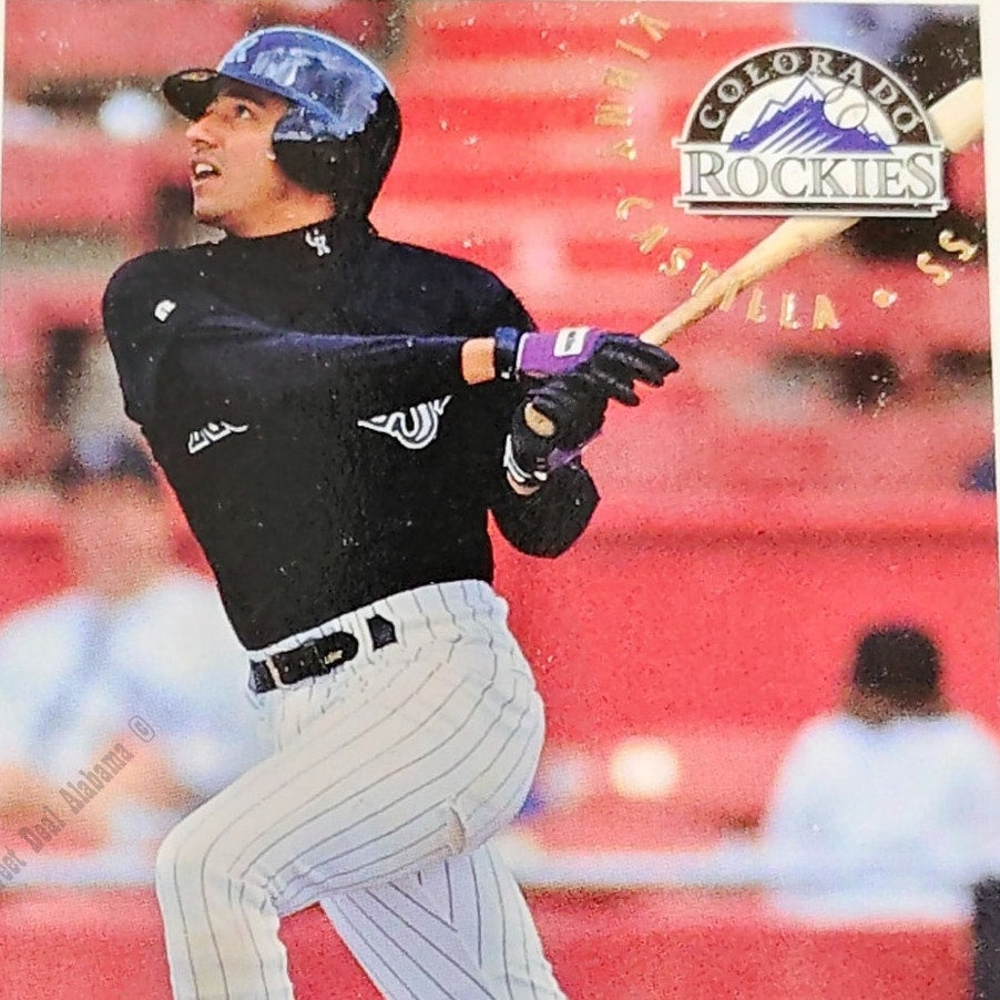 Vinny Castilla, Colorado Rockies, #437, 1994 Fleer Baseball Collector's Card