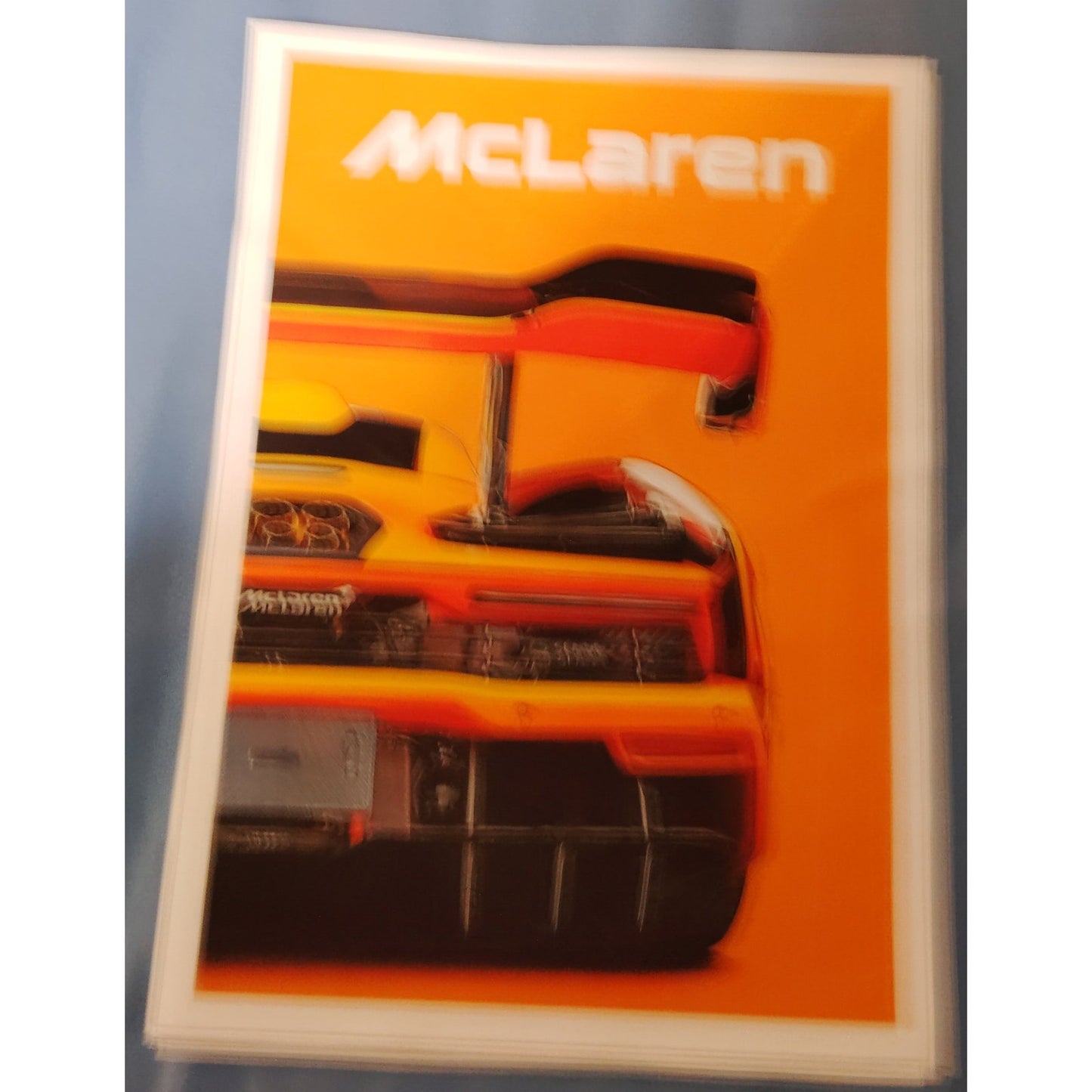 Supercar Canvas Poster Set 6‑Piece Racing Wall Art Prints 8x12 in Unframed