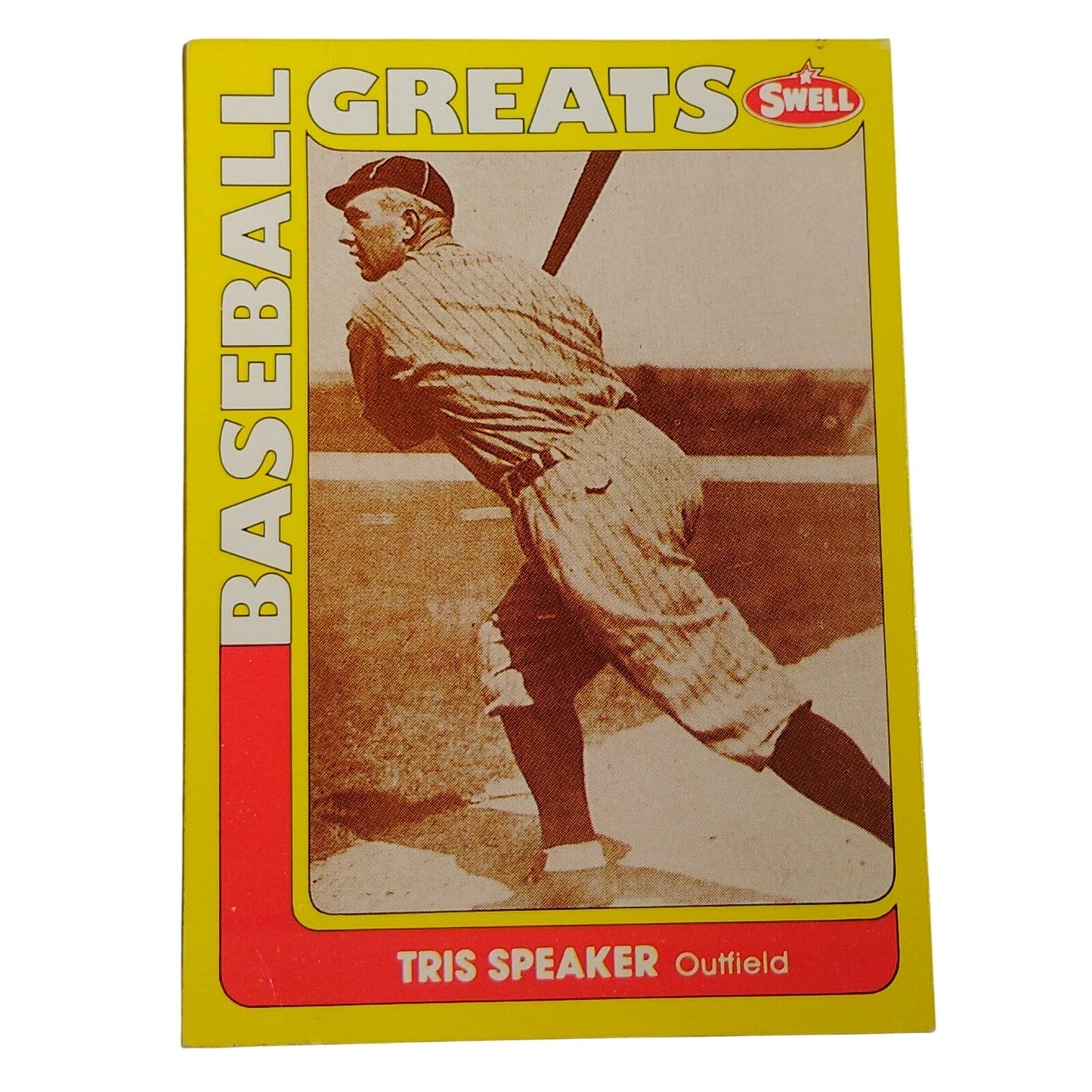 1991 Swell Baseball Greats Tris Speaker #140 Boston Red Sox OF Baseball NM