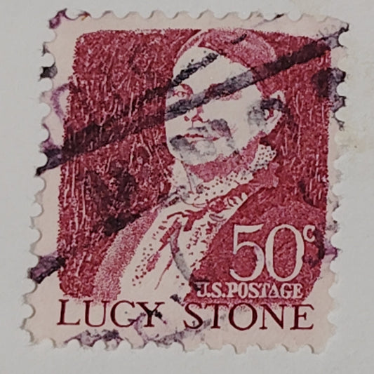1968 50¢ Lucy Stone Stamp – Prominent Americans Series – Scott #1293