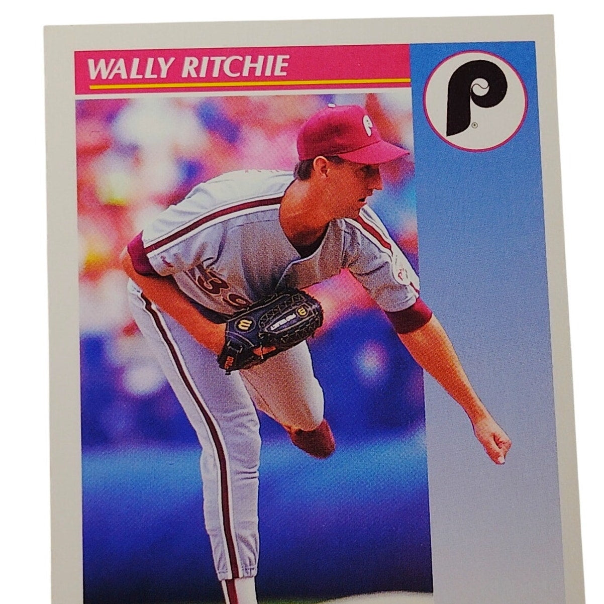 1992 Score Wally Ritchie #619 Philadelphia Phillies Relief Pitcher MLB NM