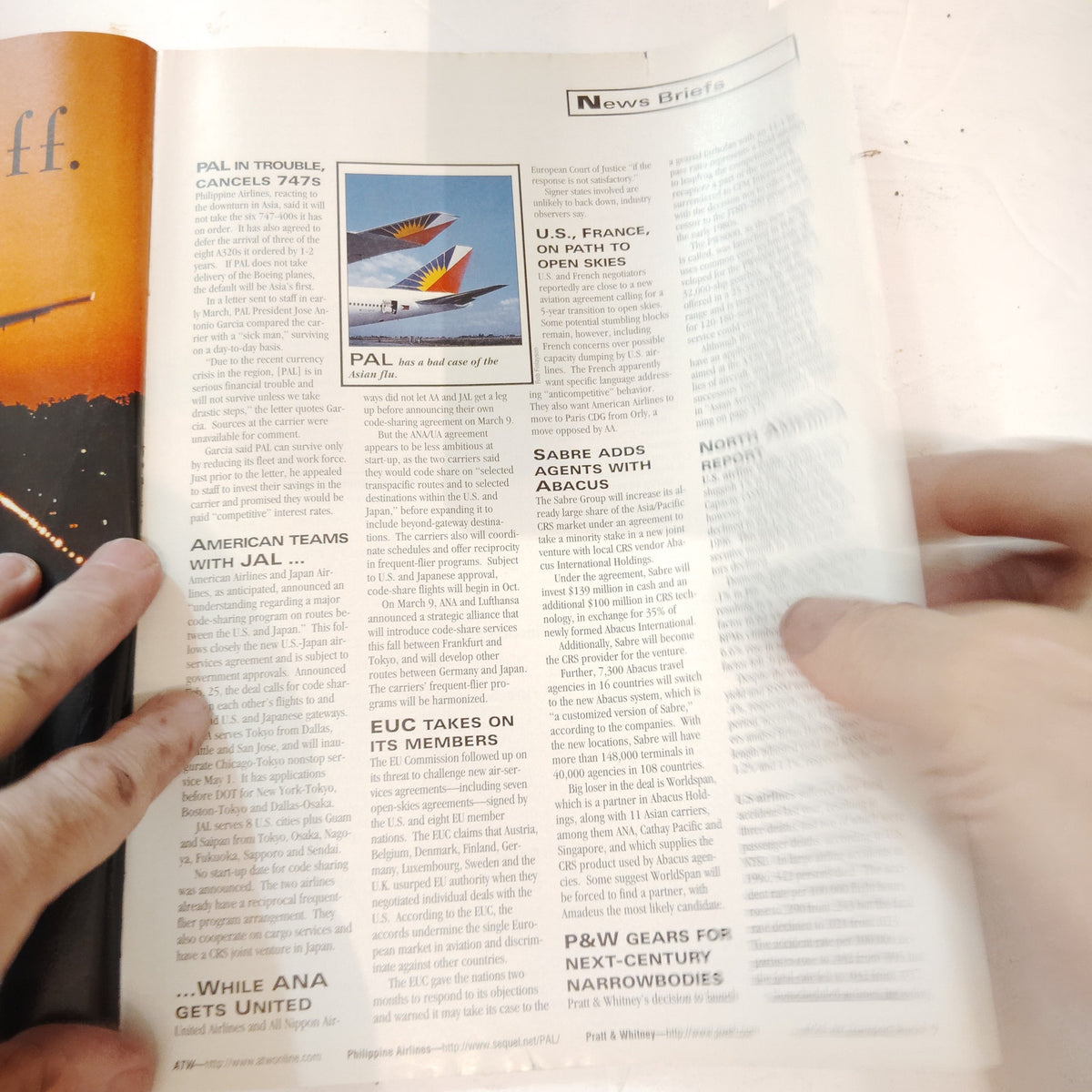 Air Transport World Magazine - April 1998 - FedEx Global Market Expansion