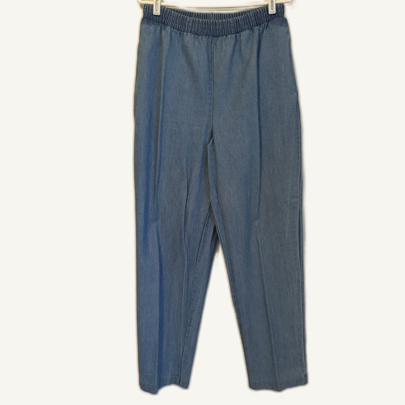 Vintage BFA Classics Willow Ridge 3PC Cotton Denim Set Top Pants Size 16 L