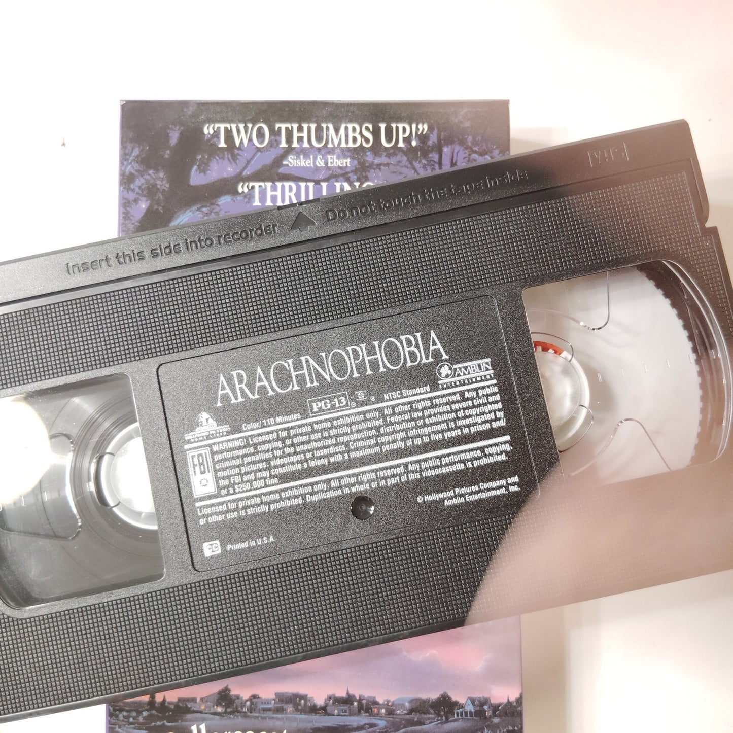 Arachnophobia VHS 1990 Jeff Daniels John Goodman Creature Comedy Thriller
