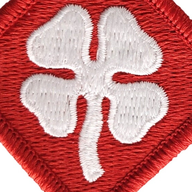 US Army 4th Army Novelty Patch Full Color 2‑3/4" × 2‑3/4" Sew‑On, Embroidered
