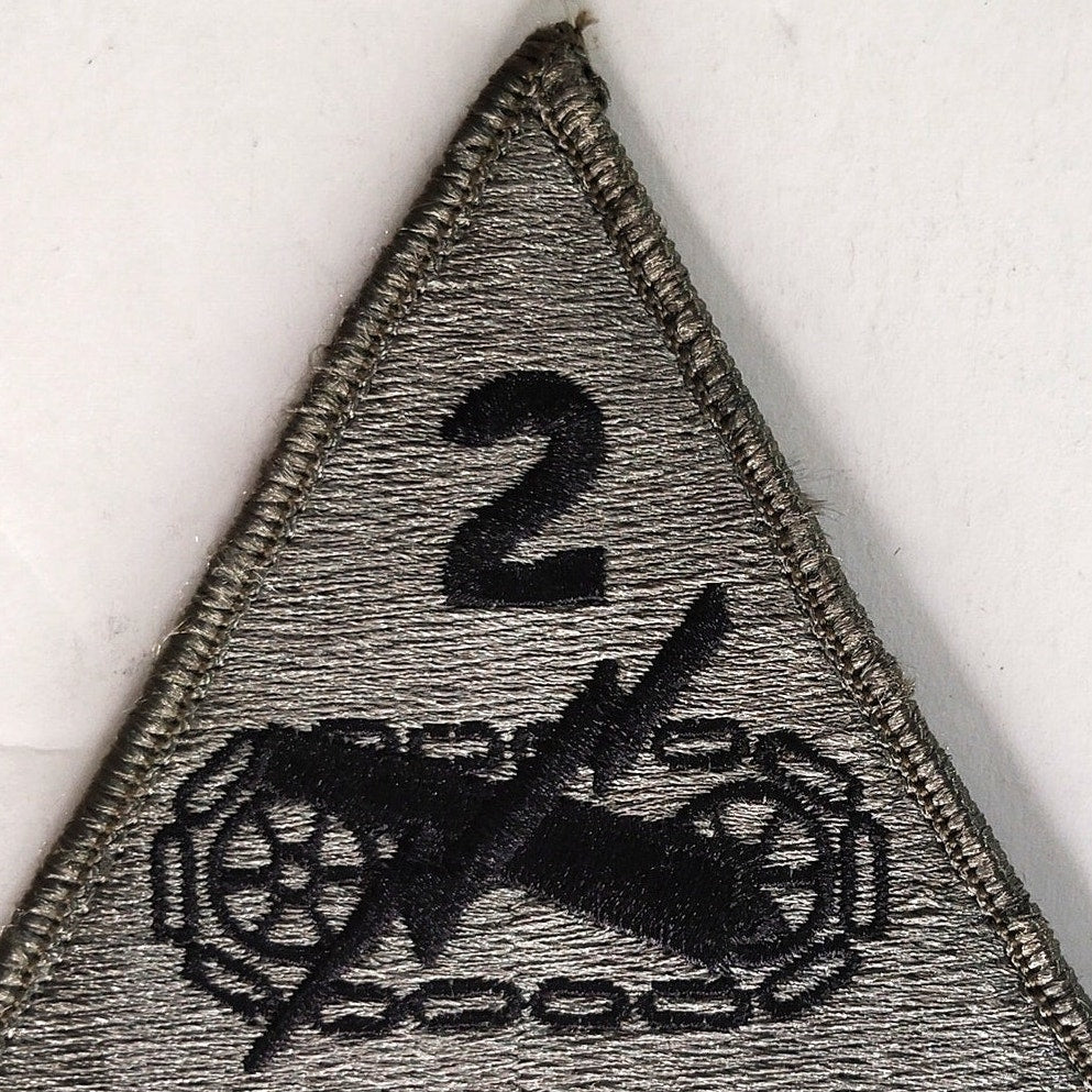 Army 2nd Armored Hell on Wheels ACU Embroidered Patch Subdued 3‑7/8 ×4 Hook Back