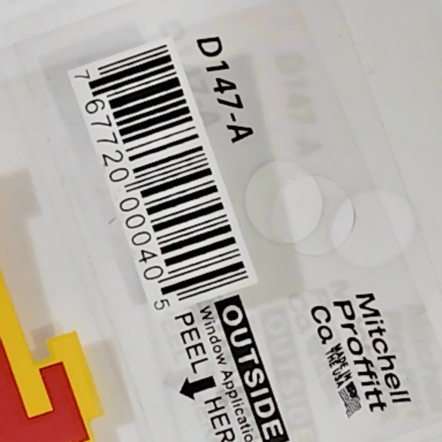 Transportation Corps Vinyl Clings – 15.5"x2" – Rear Window Decal w/ COA