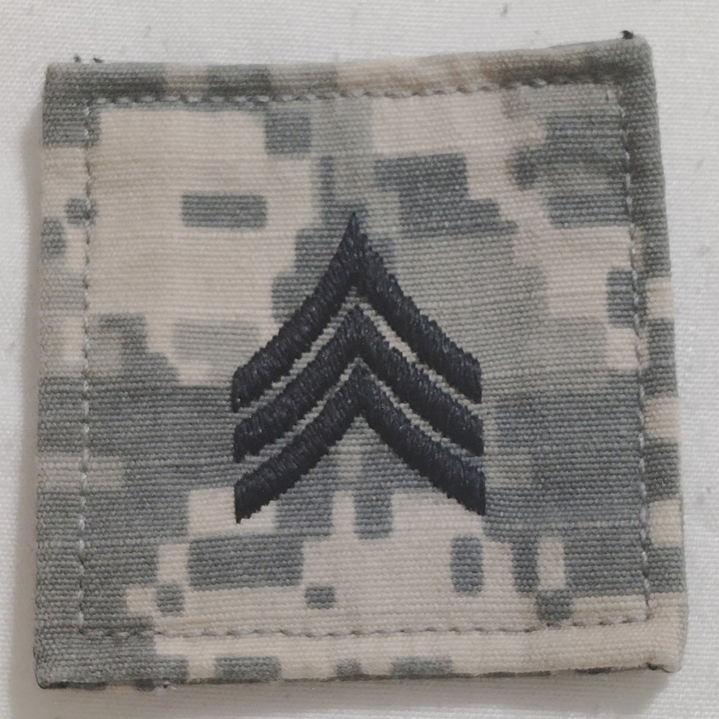 U.S. Army Sergeant (SGT) Patch ACU Digital, 2"×2" Hooked Device – E‑5