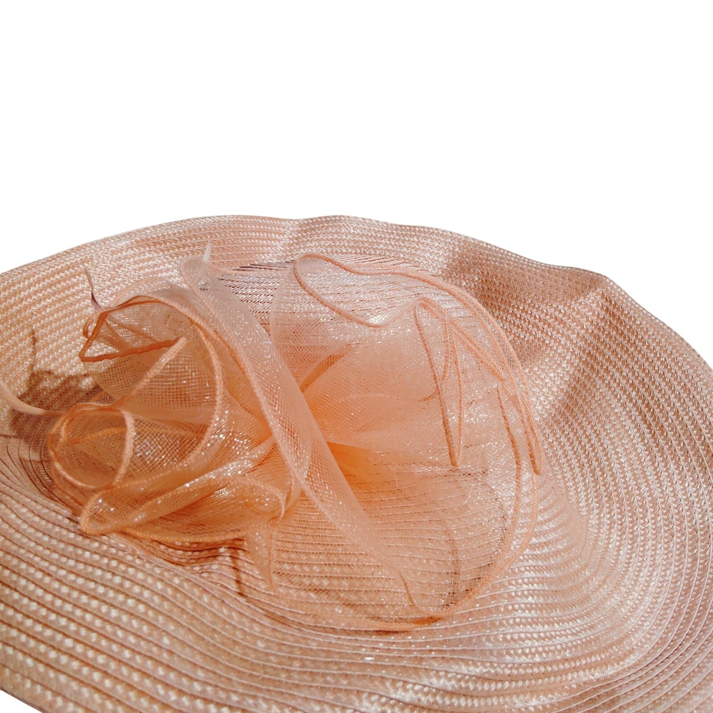 Bellissima Women’s Pink Derby Dress Hat, OS, Polypropylene, Needs Reshaping, NWT